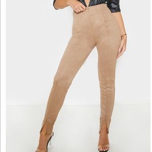 Pretty Little Thing Faux Suede Legging
